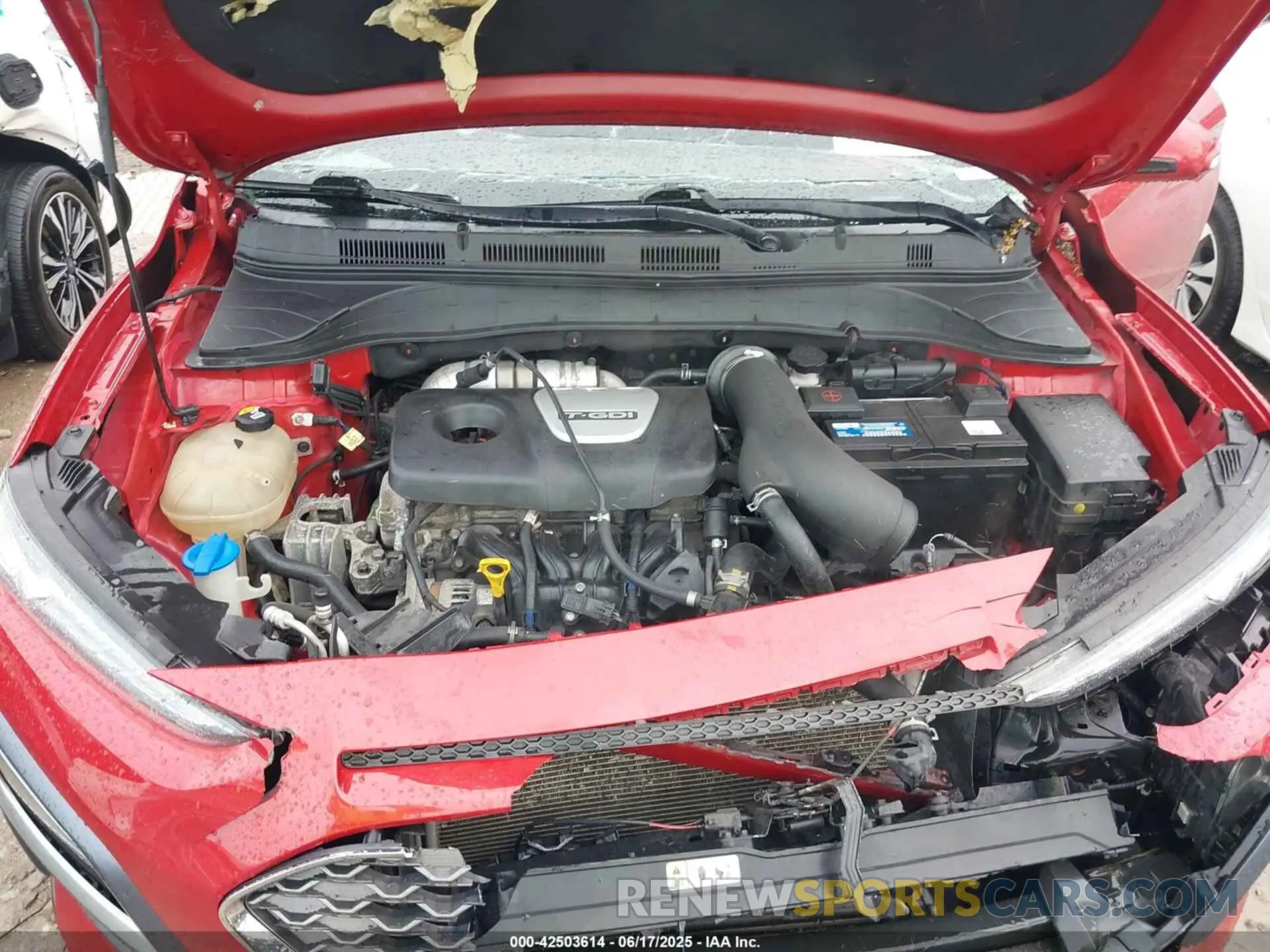 10 Photograph of a damaged car KM8K5CA50MU738347 HYUNDAI KONA 2021