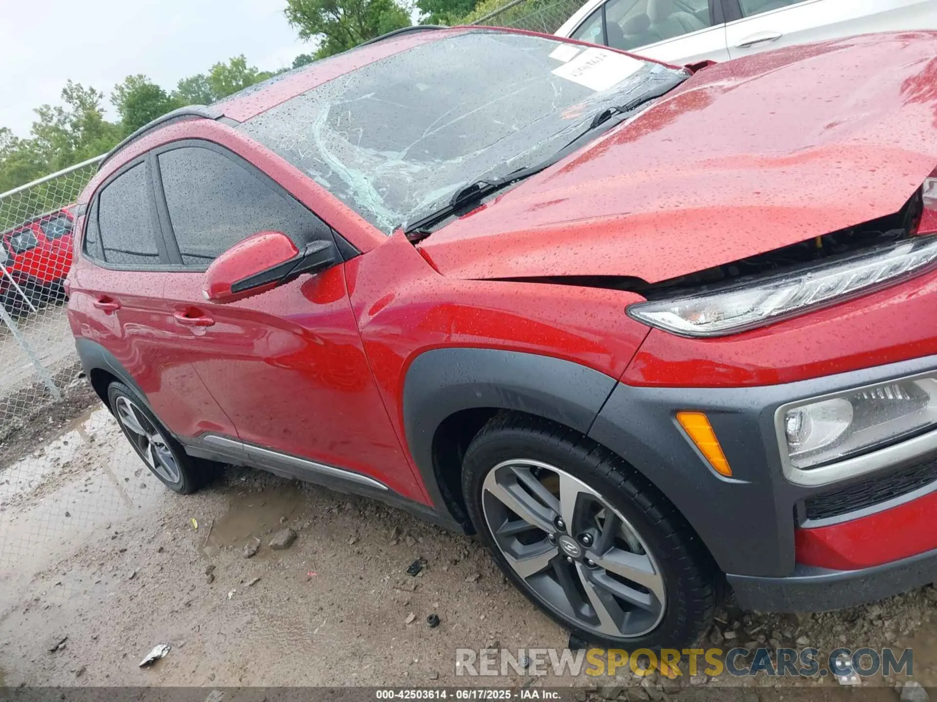 13 Photograph of a damaged car KM8K5CA50MU738347 HYUNDAI KONA 2021