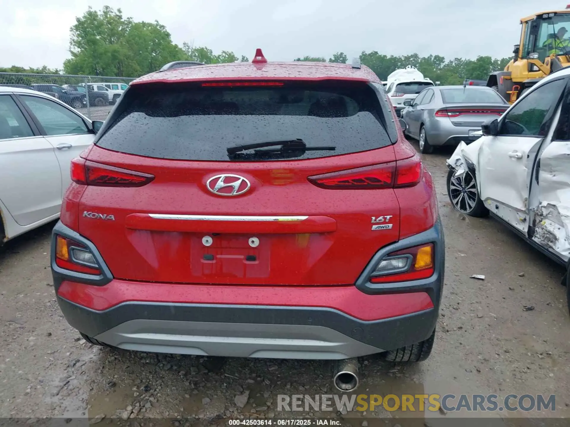 16 Photograph of a damaged car KM8K5CA50MU738347 HYUNDAI KONA 2021