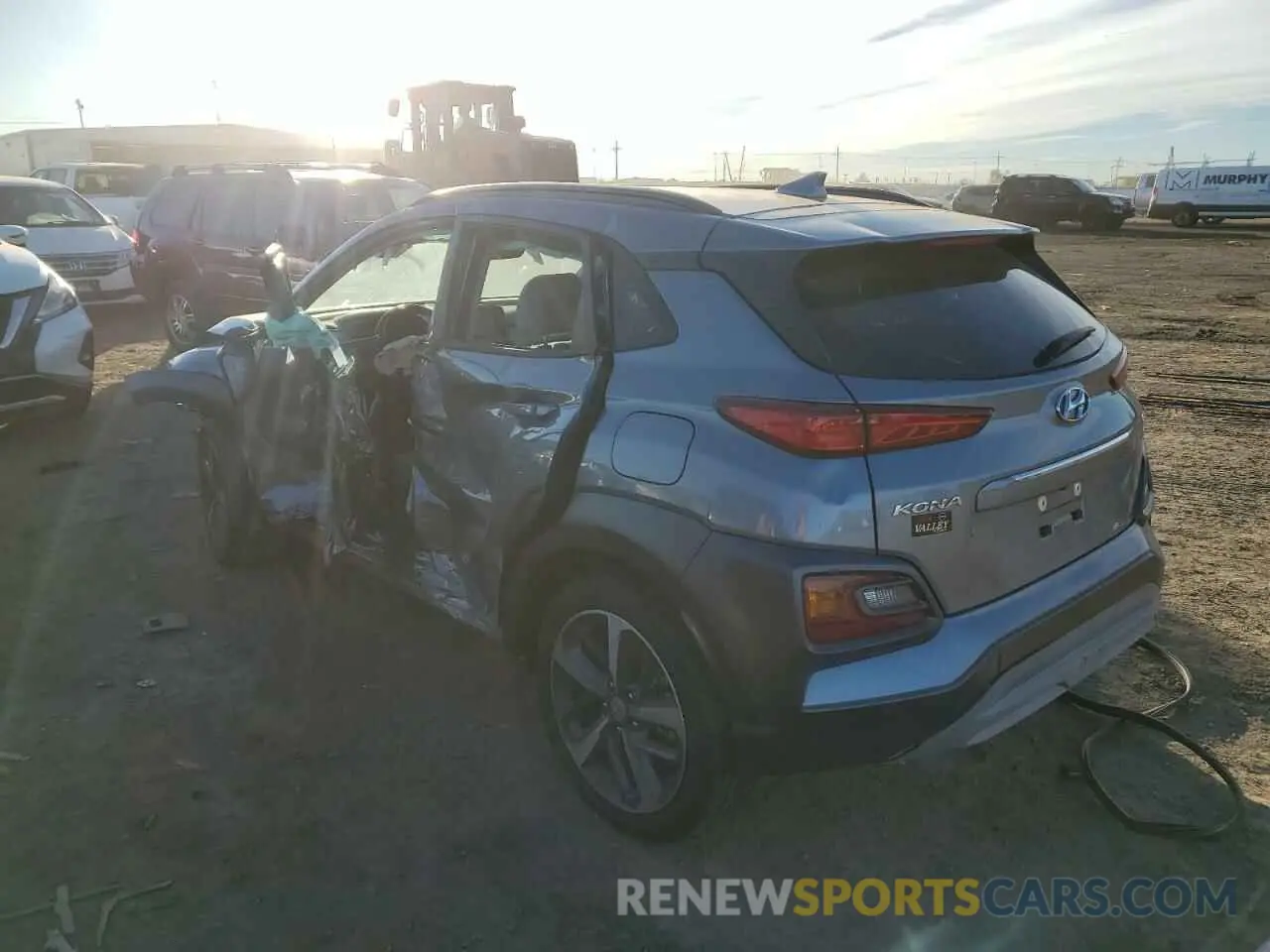 2 Photograph of a damaged car KM8K5CA51MU646616 HYUNDAI KONA 2021