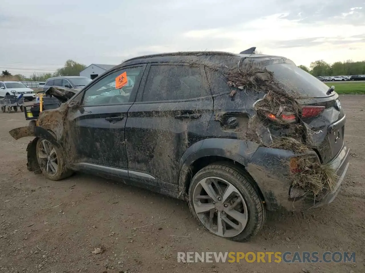 2 Photograph of a damaged car KM8K5CA51MU748661 HYUNDAI KONA 2021