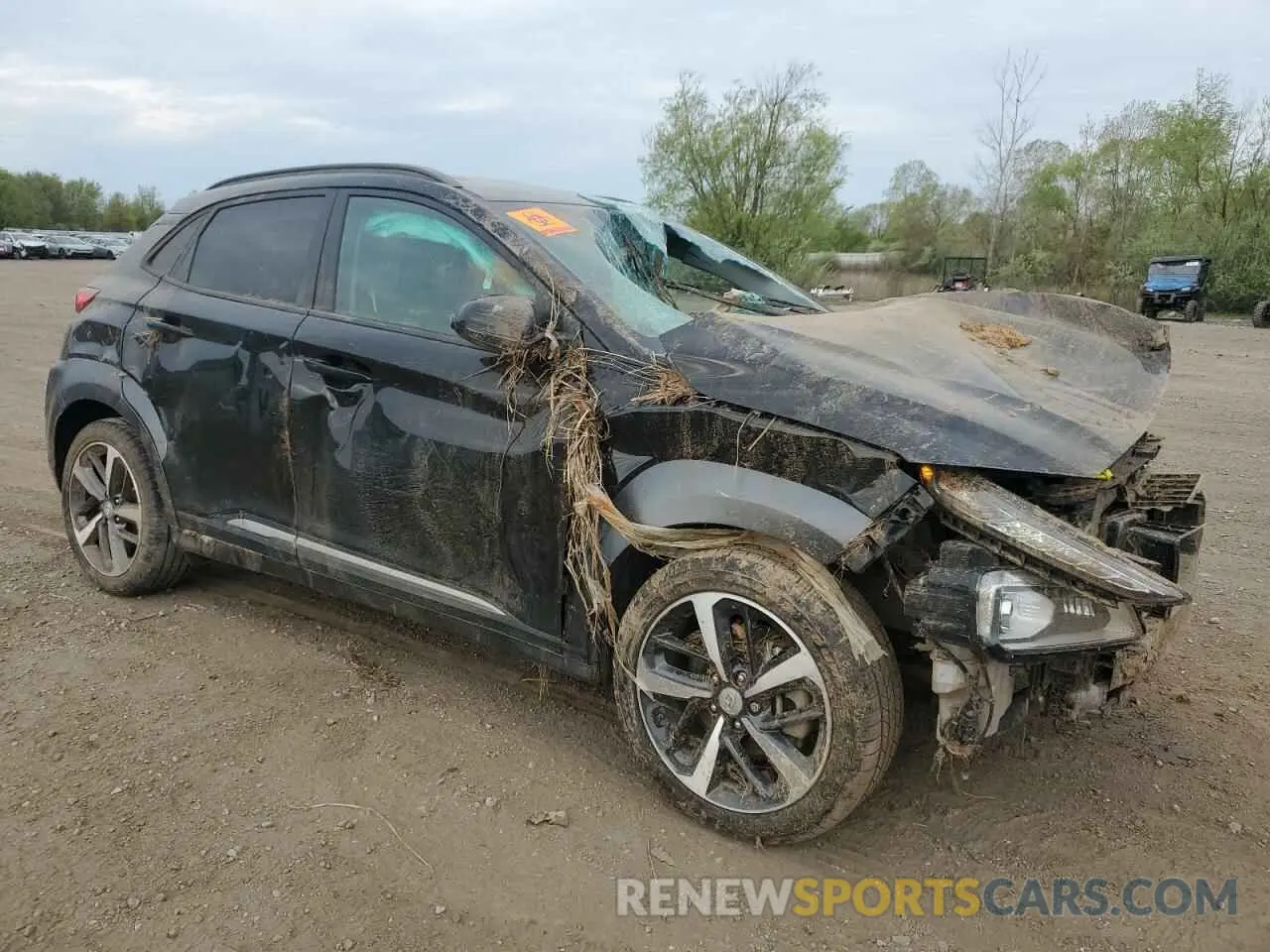 4 Photograph of a damaged car KM8K5CA51MU748661 HYUNDAI KONA 2021