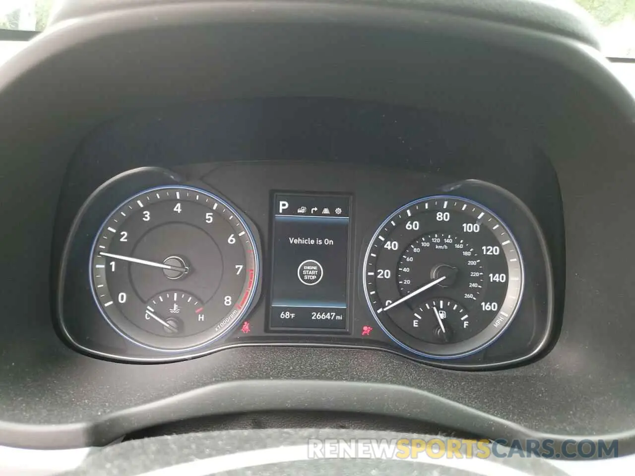 9 Photograph of a damaged car KM8K5CA53MU673400 HYUNDAI KONA 2021