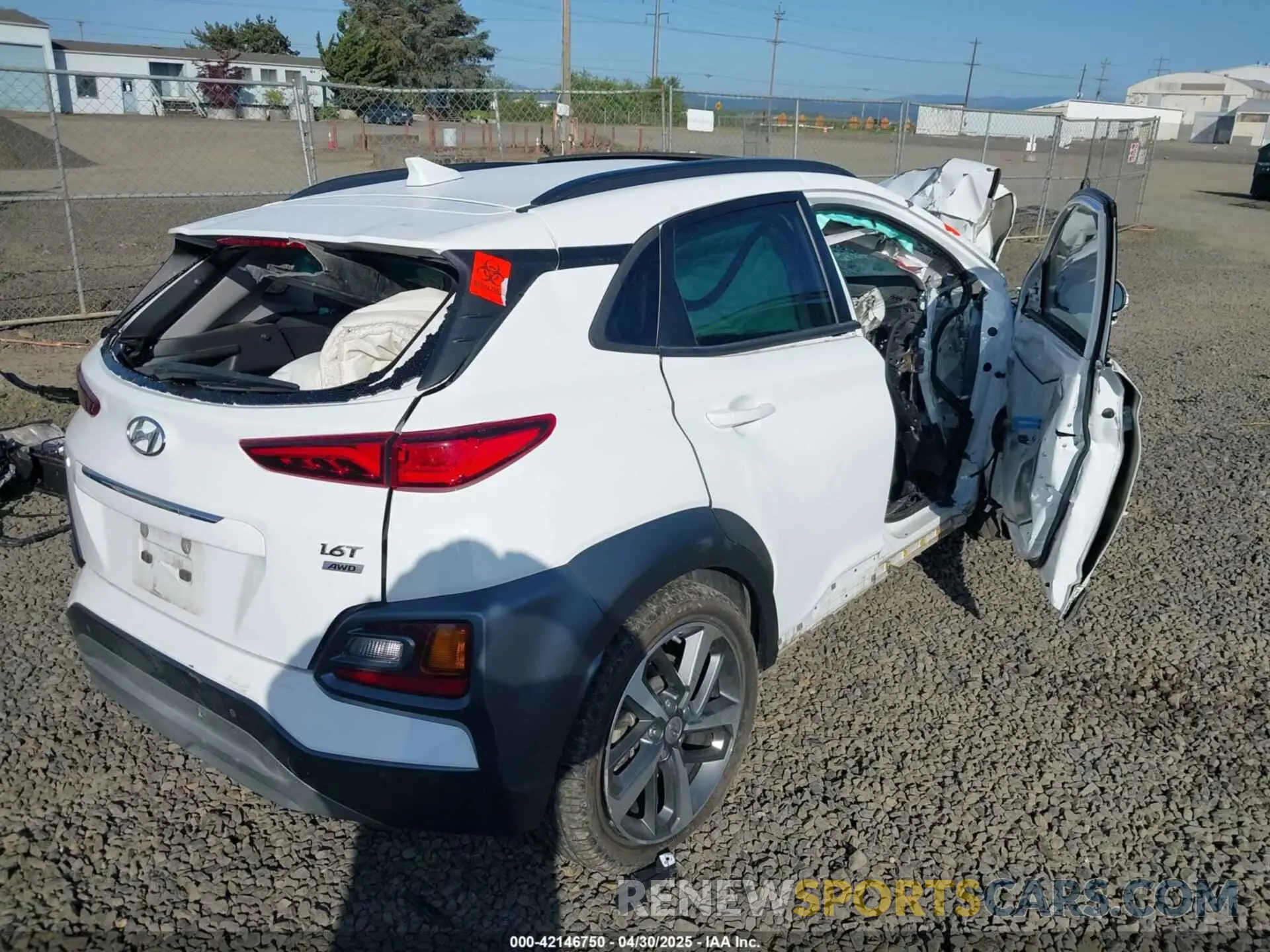 4 Photograph of a damaged car KM8K5CA54MU748475 HYUNDAI KONA 2021