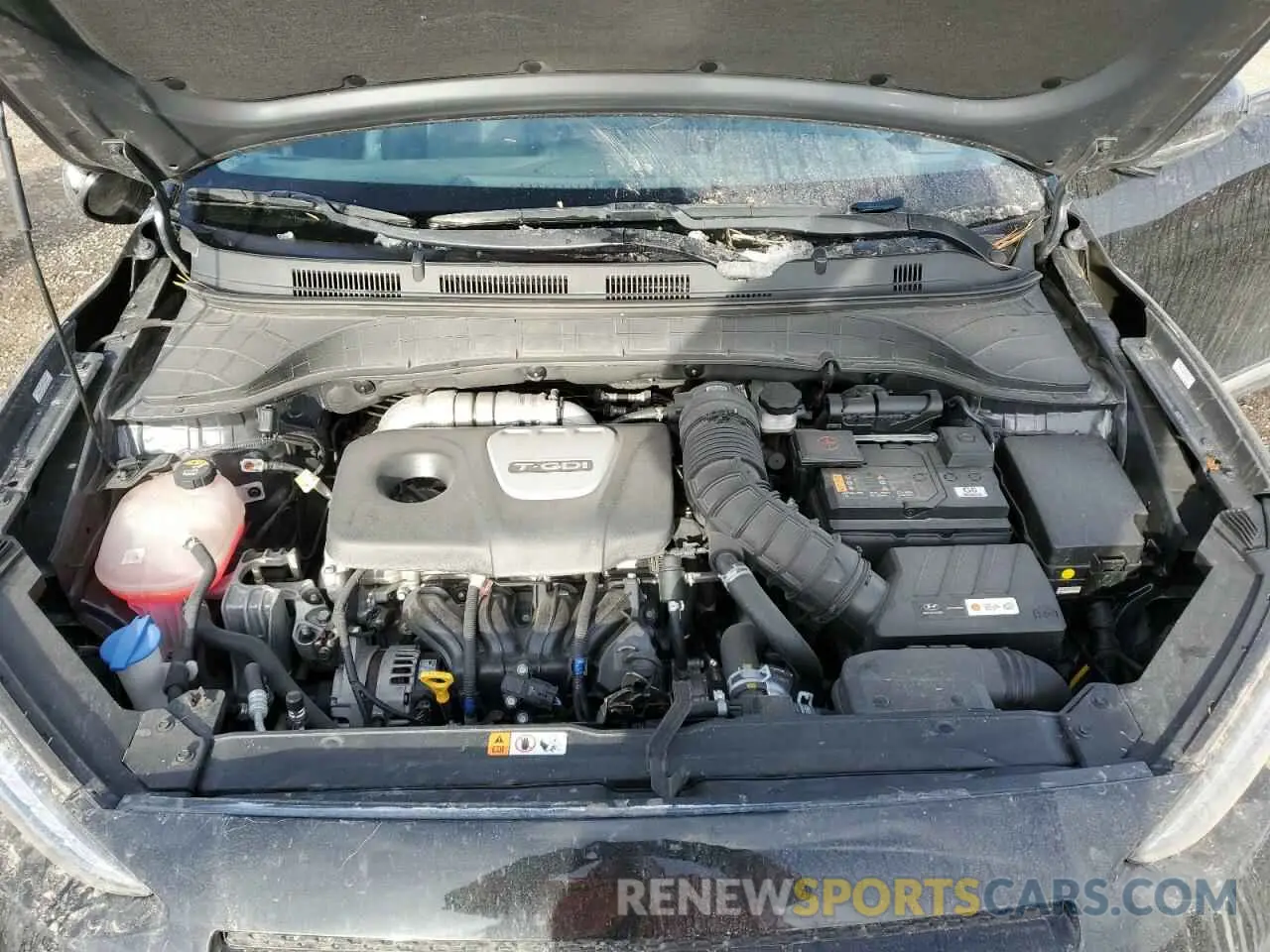 12 Photograph of a damaged car KM8K5CA54MU748847 HYUNDAI KONA 2021