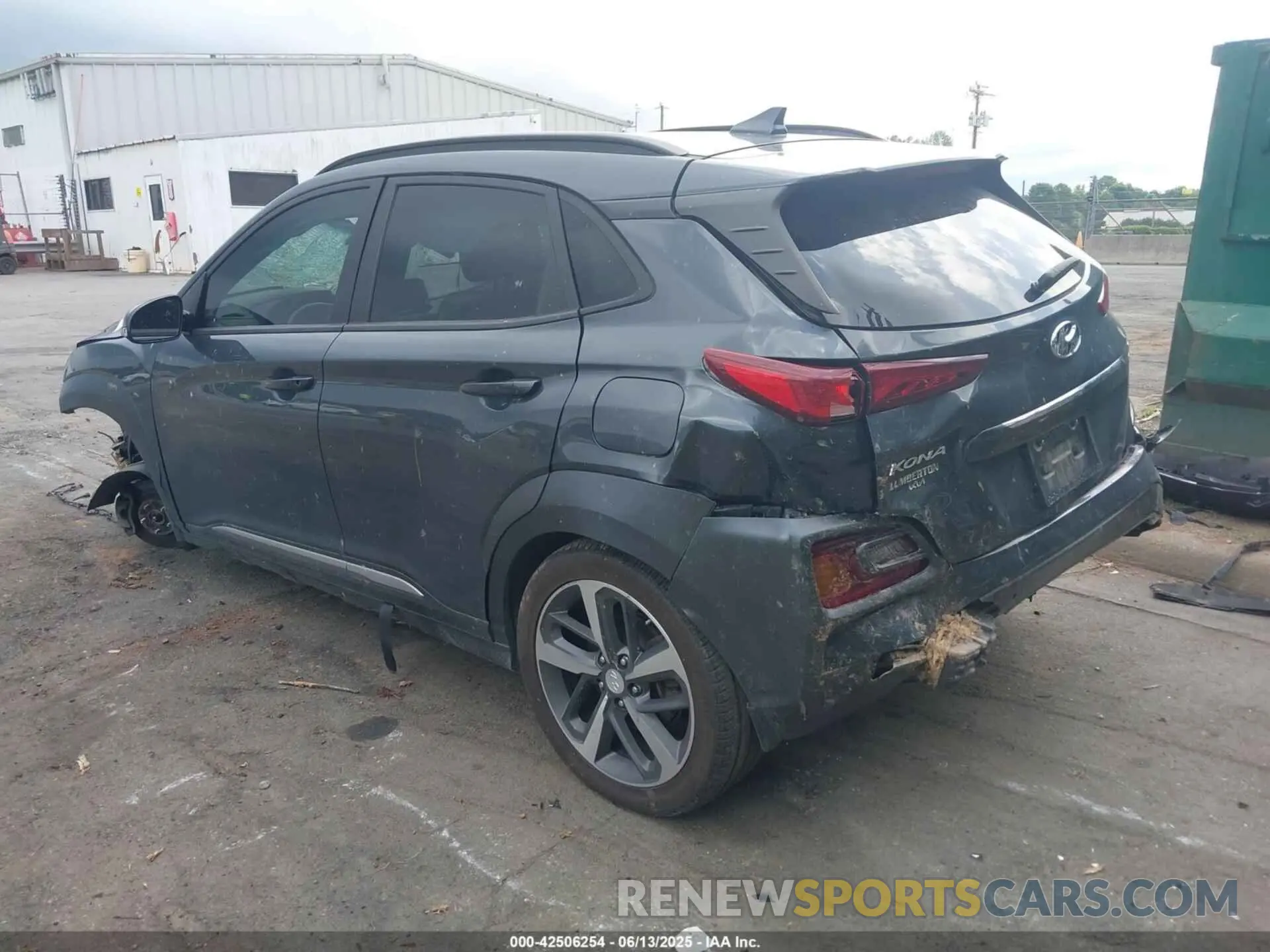 3 Photograph of a damaged car KM8K5CA55MU627454 HYUNDAI KONA 2021