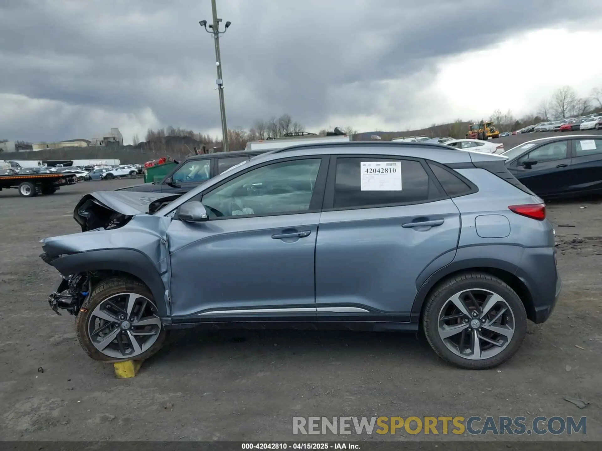 13 Photograph of a damaged car KM8K5CA56MU686772 HYUNDAI KONA 2021
