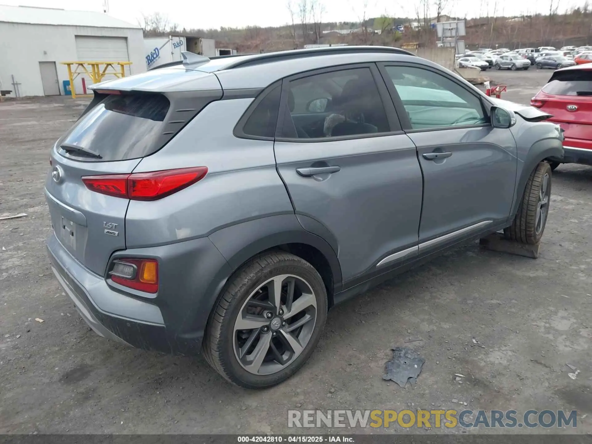 4 Photograph of a damaged car KM8K5CA56MU686772 HYUNDAI KONA 2021