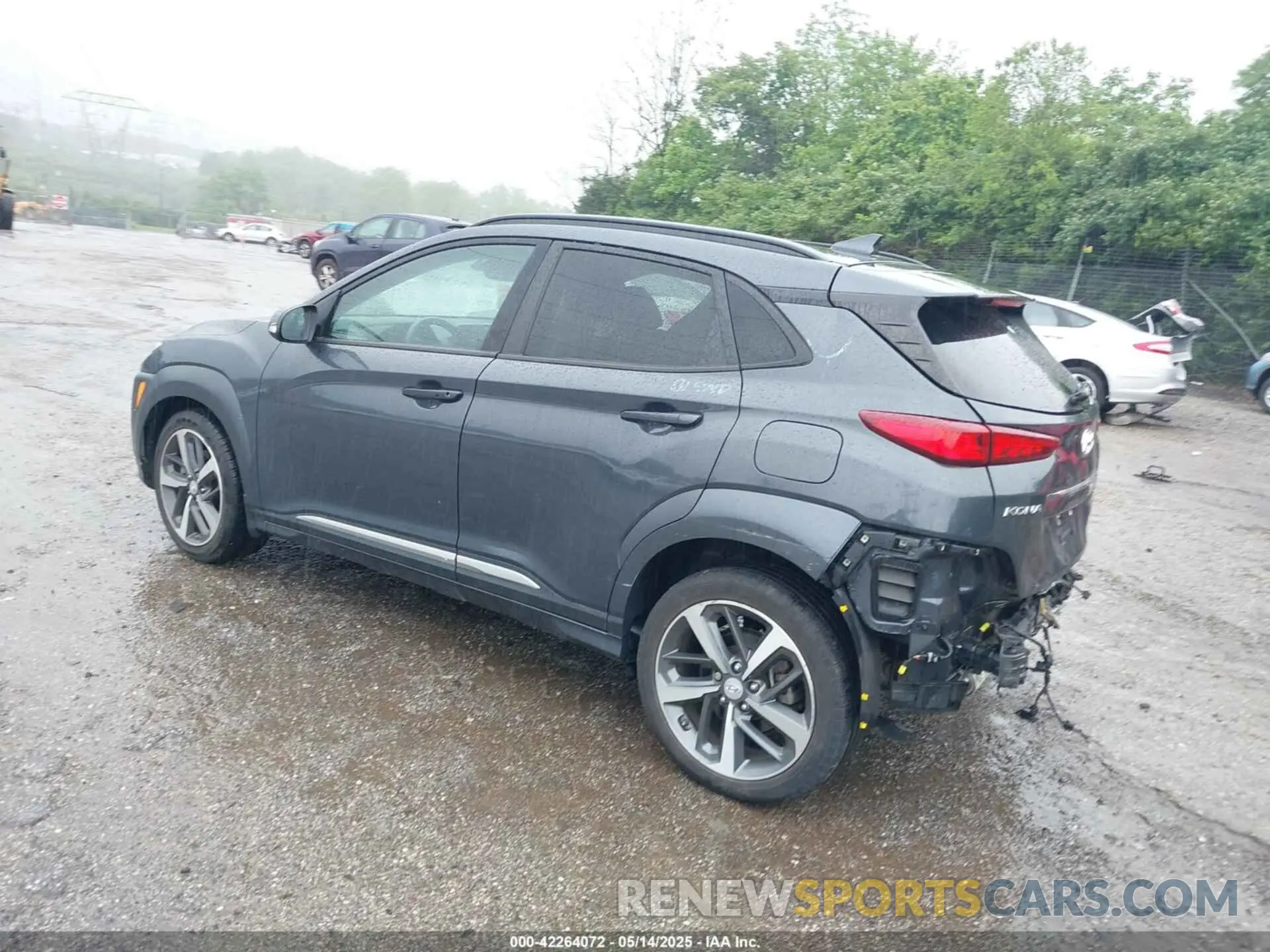 3 Photograph of a damaged car KM8K5CA57MU700873 HYUNDAI KONA 2021