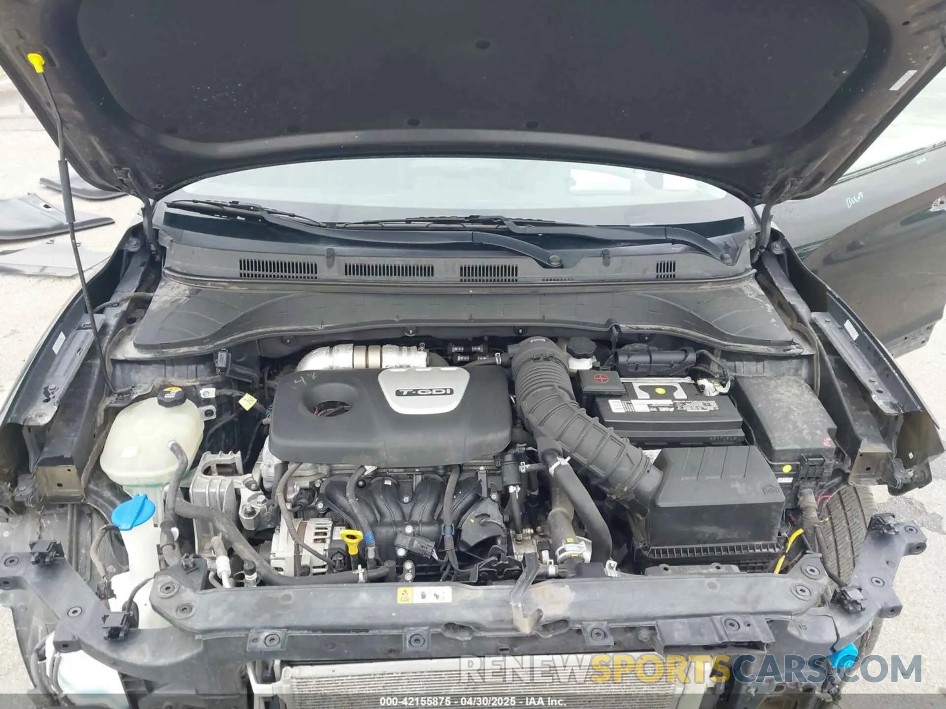 10 Photograph of a damaged car KM8K5CA58MU612172 HYUNDAI KONA 2021