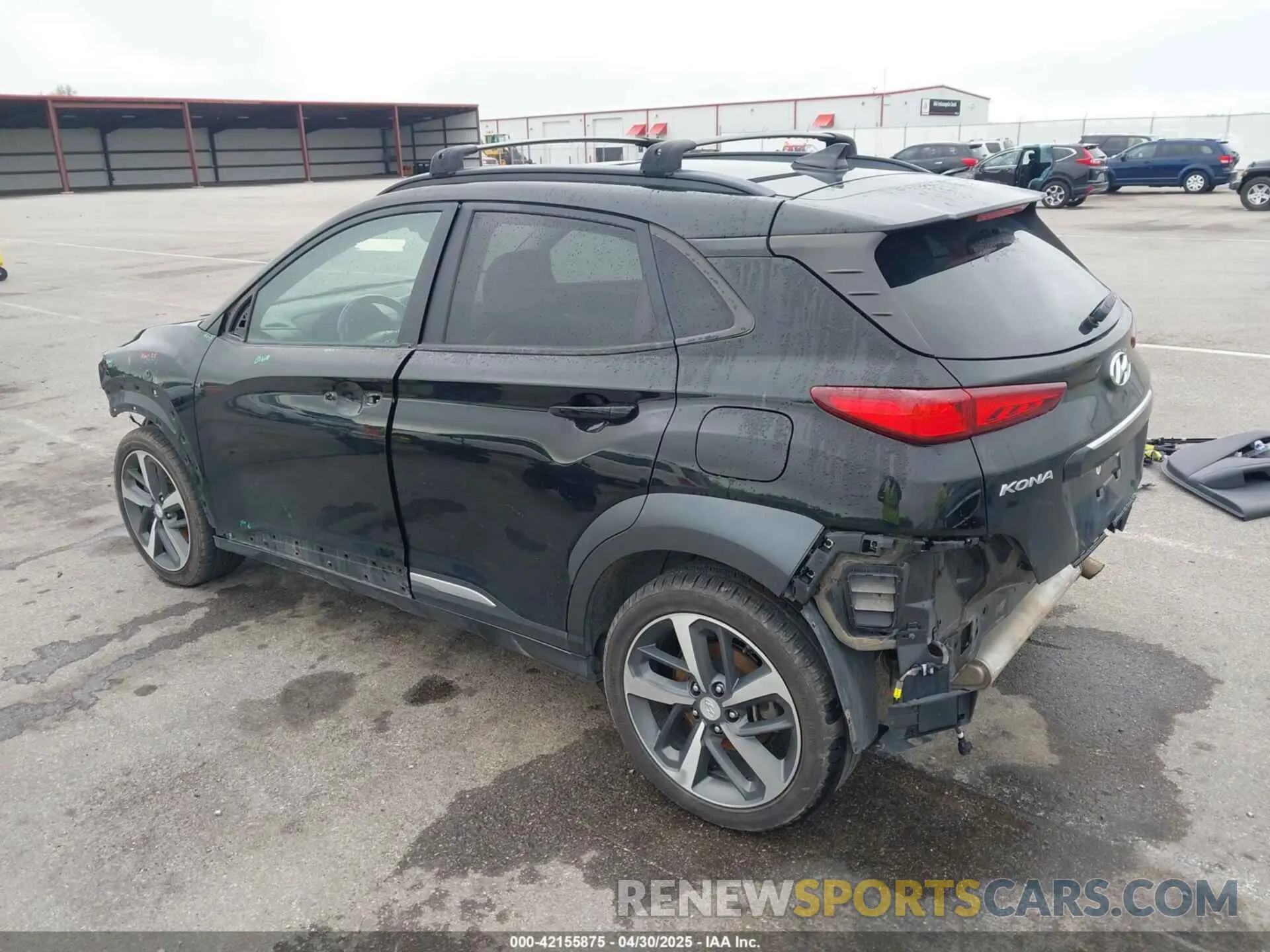3 Photograph of a damaged car KM8K5CA58MU612172 HYUNDAI KONA 2021