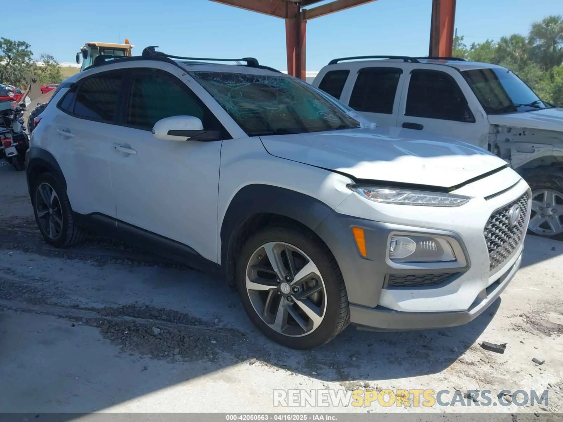 1 Photograph of a damaged car KM8K5CA58MU612723 HYUNDAI KONA 2021