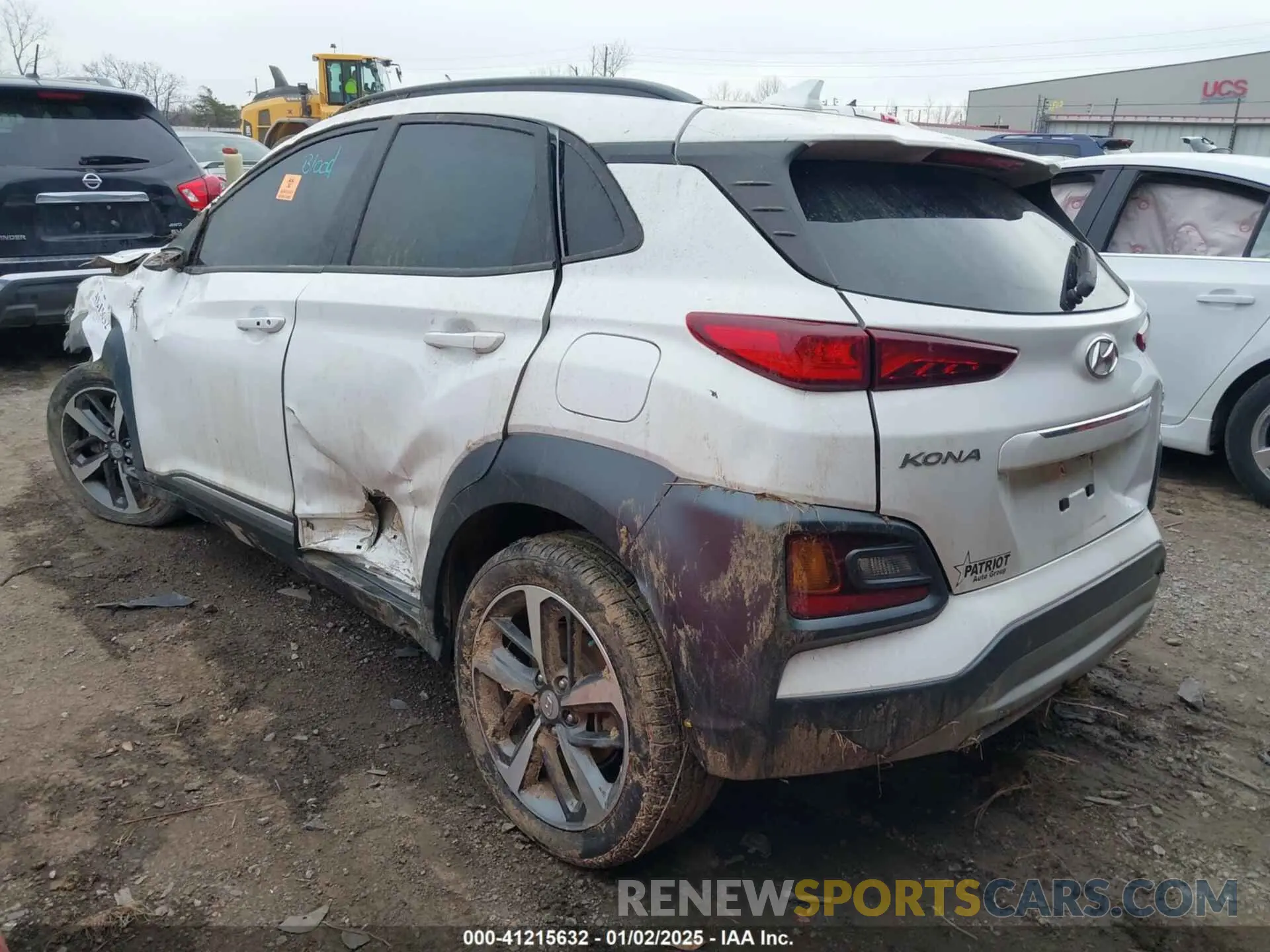 3 Photograph of a damaged car KM8K5CA58MU721649 HYUNDAI KONA 2021