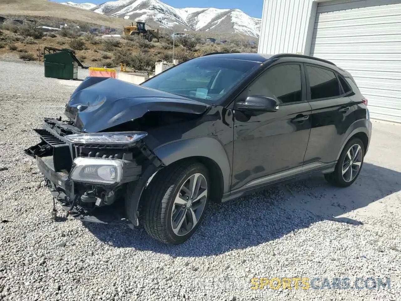 1 Photograph of a damaged car KM8K5CA59MU617610 HYUNDAI KONA 2021