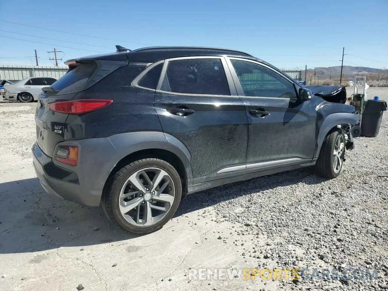 3 Photograph of a damaged car KM8K5CA59MU617610 HYUNDAI KONA 2021