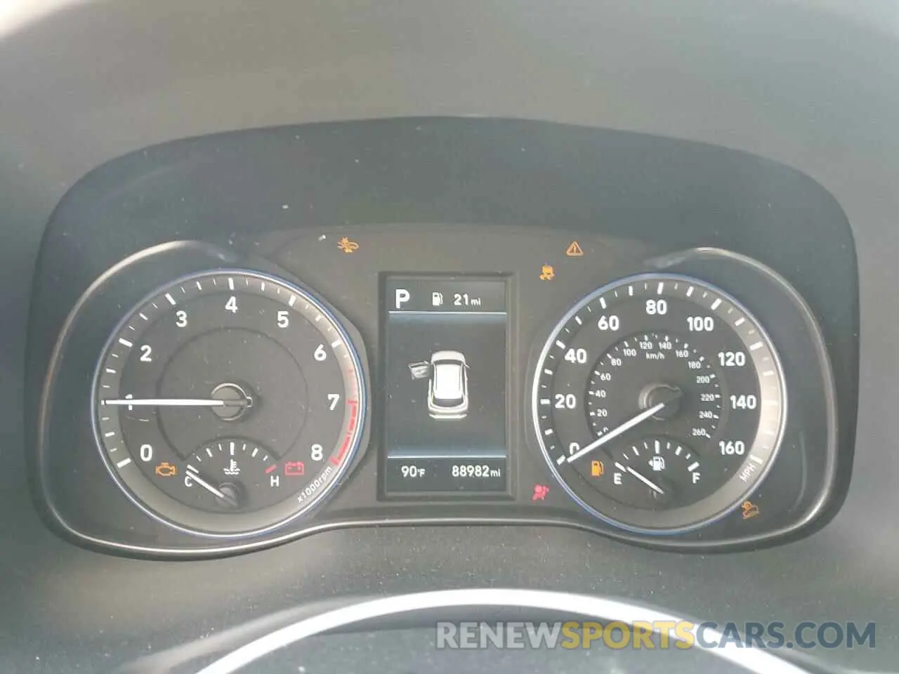 9 Photograph of a damaged car KM8K5CA59MU617610 HYUNDAI KONA 2021