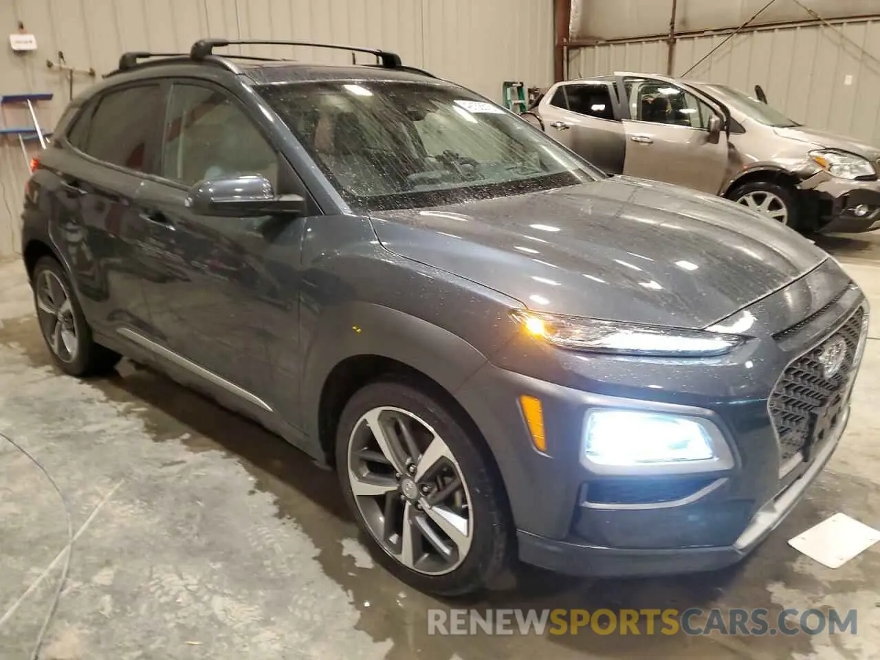 4 Photograph of a damaged car KM8K5CA5XMU647408 HYUNDAI KONA 2021