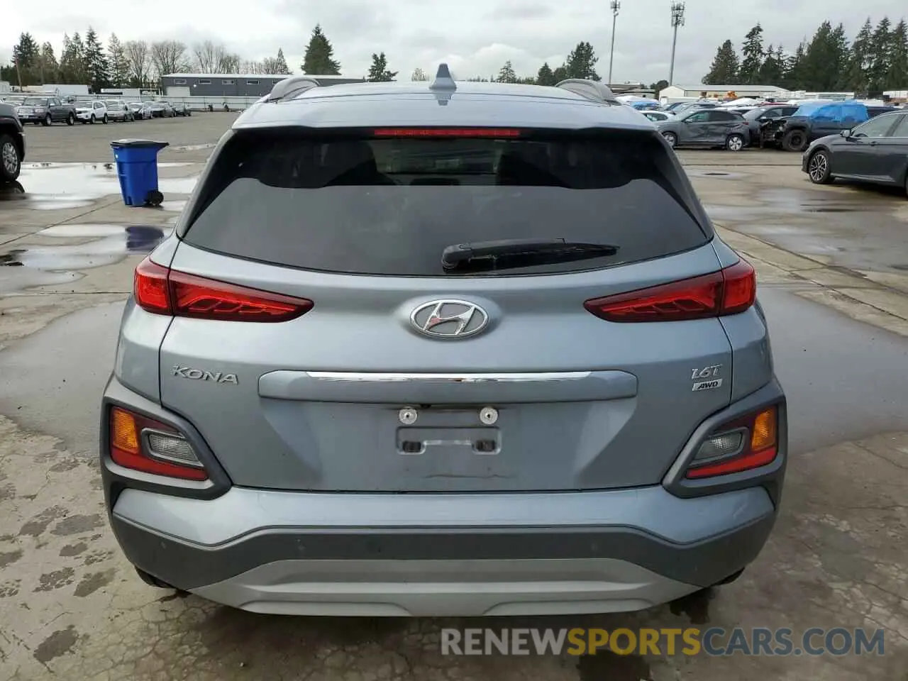 6 Photograph of a damaged car KM8K5CA5XMU665004 HYUNDAI KONA 2021