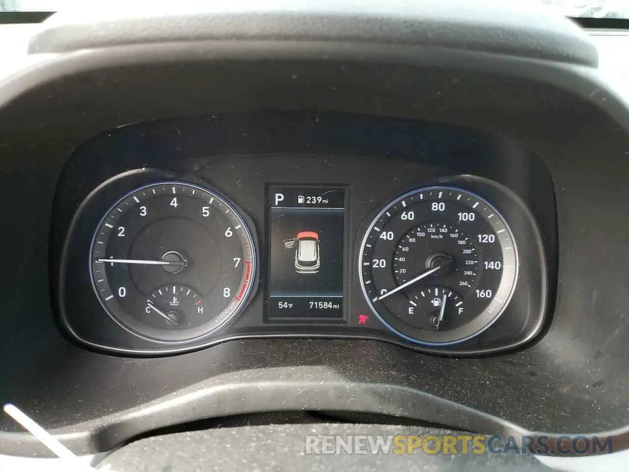 9 Photograph of a damaged car KM8K5CA5XMU665004 HYUNDAI KONA 2021