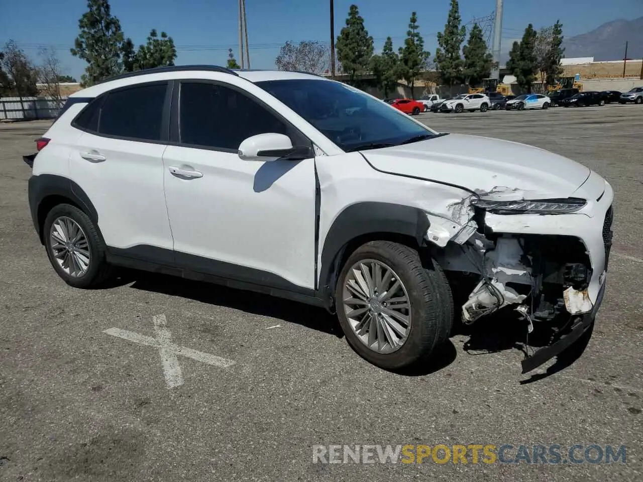 4 Photograph of a damaged car KM8K62AA5MU714002 HYUNDAI KONA 2021