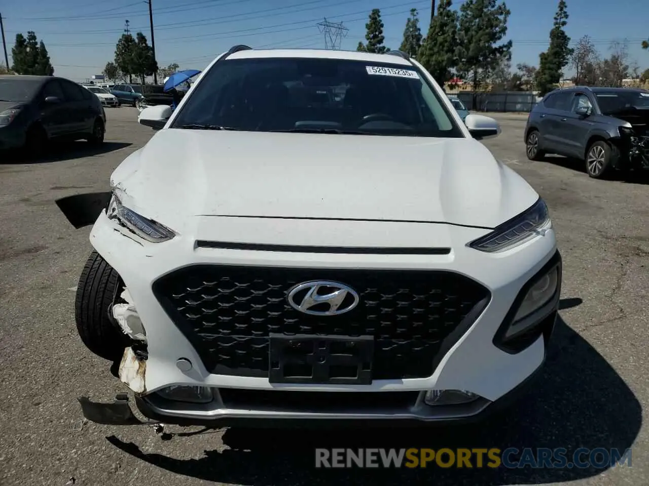 5 Photograph of a damaged car KM8K62AA5MU714002 HYUNDAI KONA 2021
