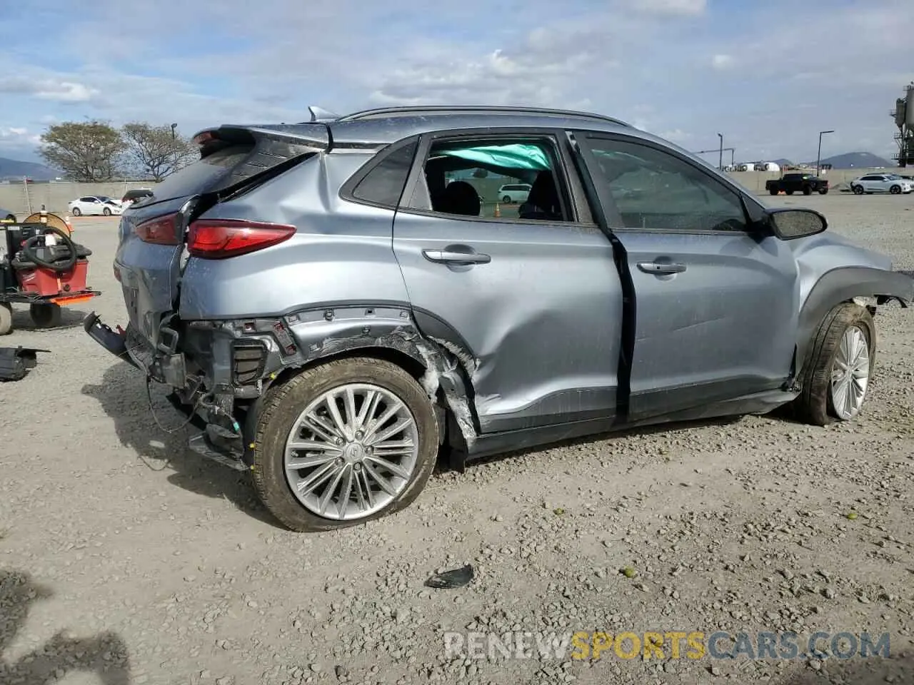 3 Photograph of a damaged car KM8K62AA8MU691170 HYUNDAI KONA 2021