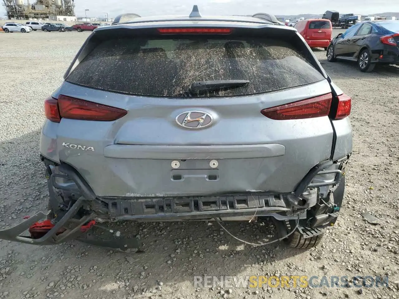 6 Photograph of a damaged car KM8K62AA8MU691170 HYUNDAI KONA 2021