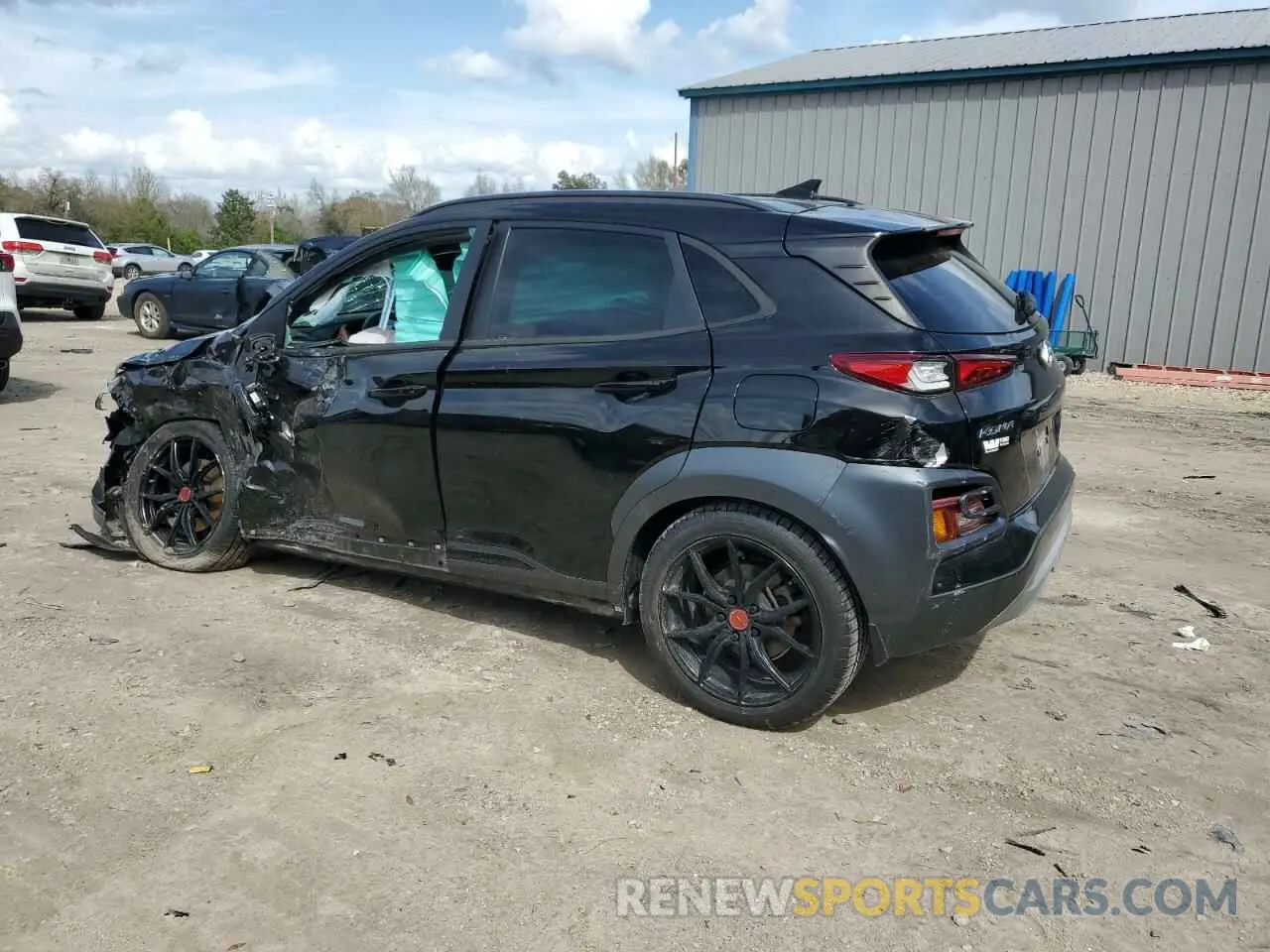 2 Photograph of a damaged car KM8K63A50MU704843 HYUNDAI KONA 2021