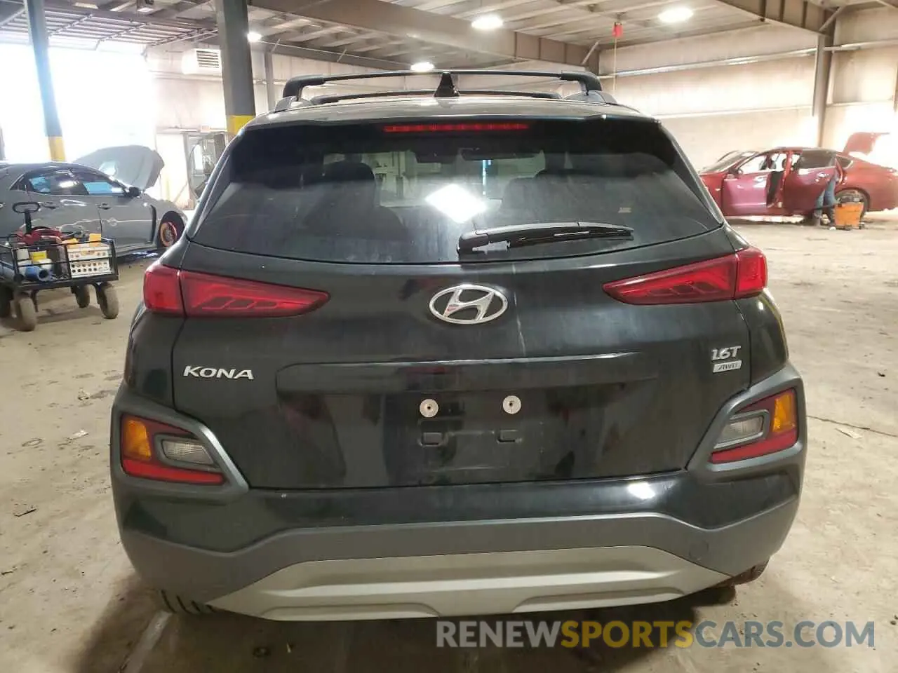 6 Photograph of a damaged car KM8K6CA50MU727491 HYUNDAI KONA 2021