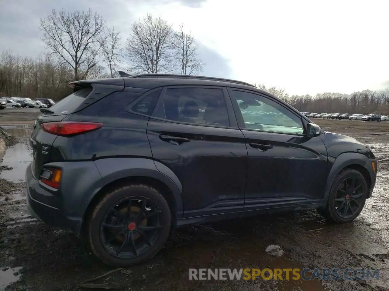 3 Photograph of a damaged car KM8K6CA52MU698334 HYUNDAI KONA 2021