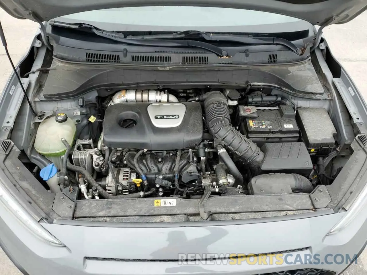 12 Photograph of a damaged car KM8K6CA5XMU675836 HYUNDAI KONA 2021