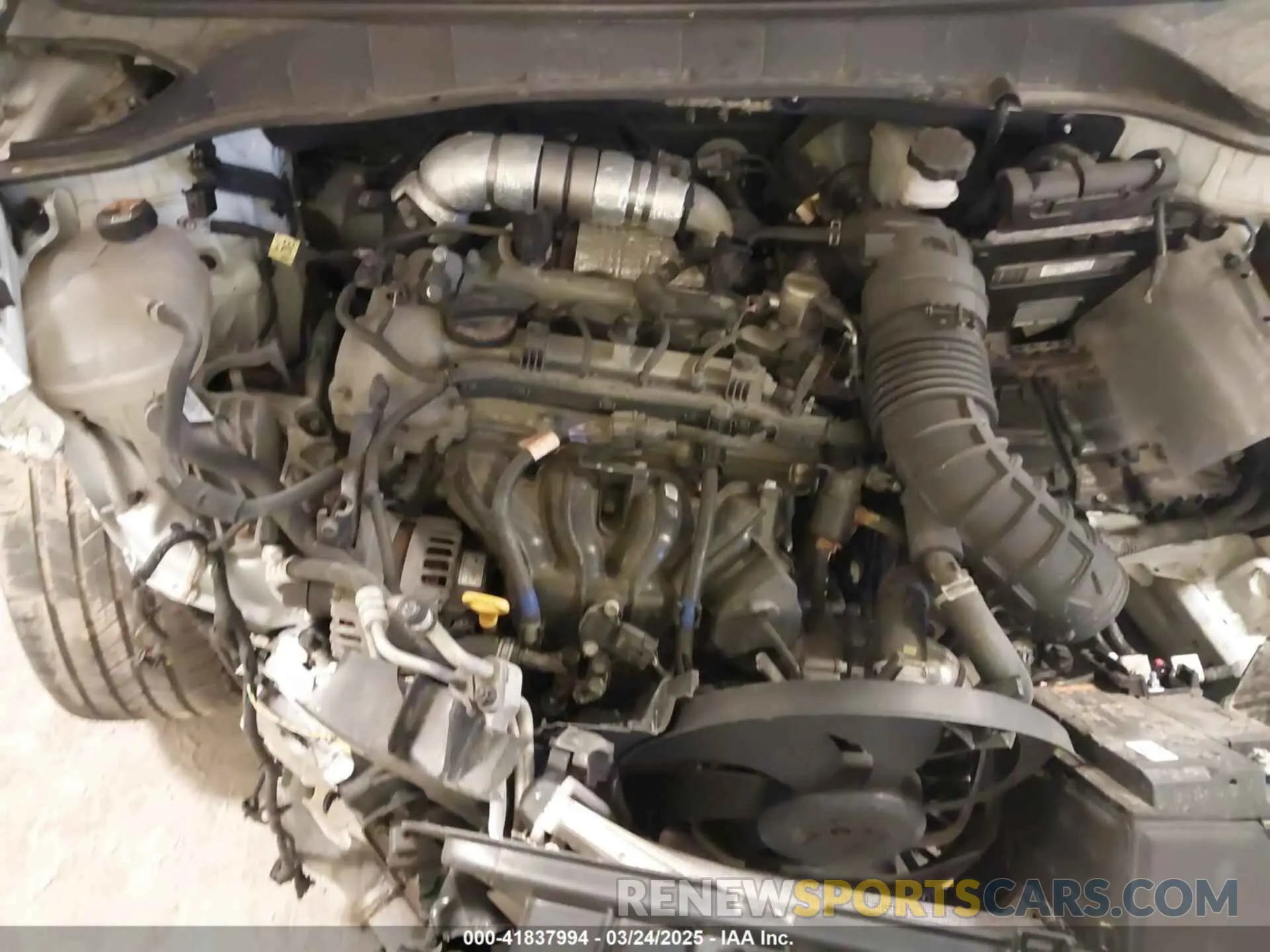 10 Photograph of a damaged car KM8K6CA5XMU677697 HYUNDAI KONA 2021