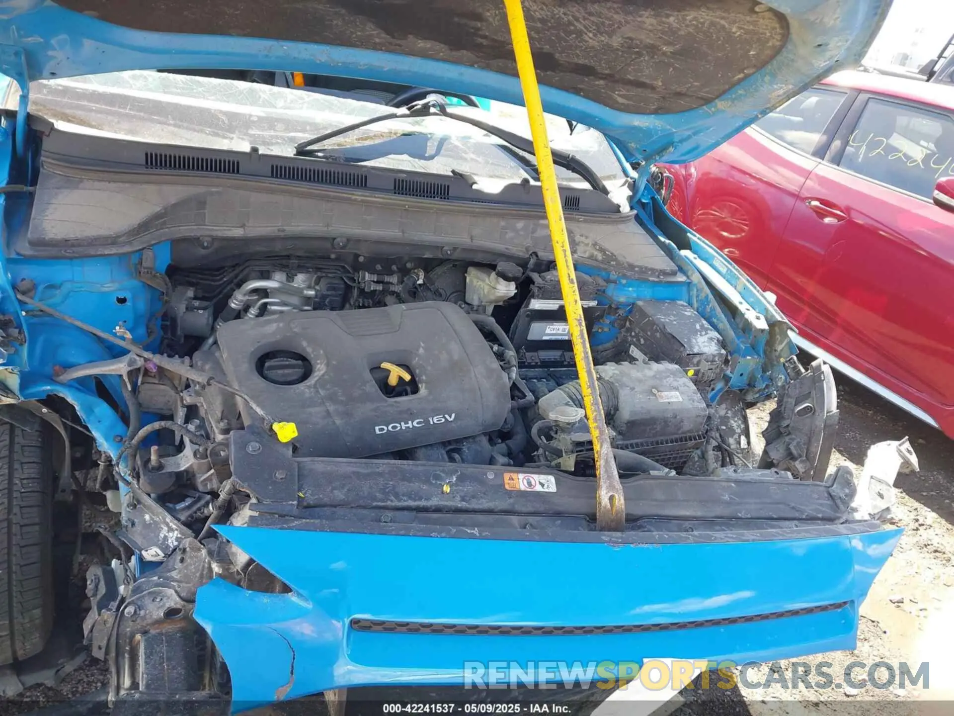 10 Photograph of a damaged car KM8K6CAA2MU621430 HYUNDAI KONA 2021