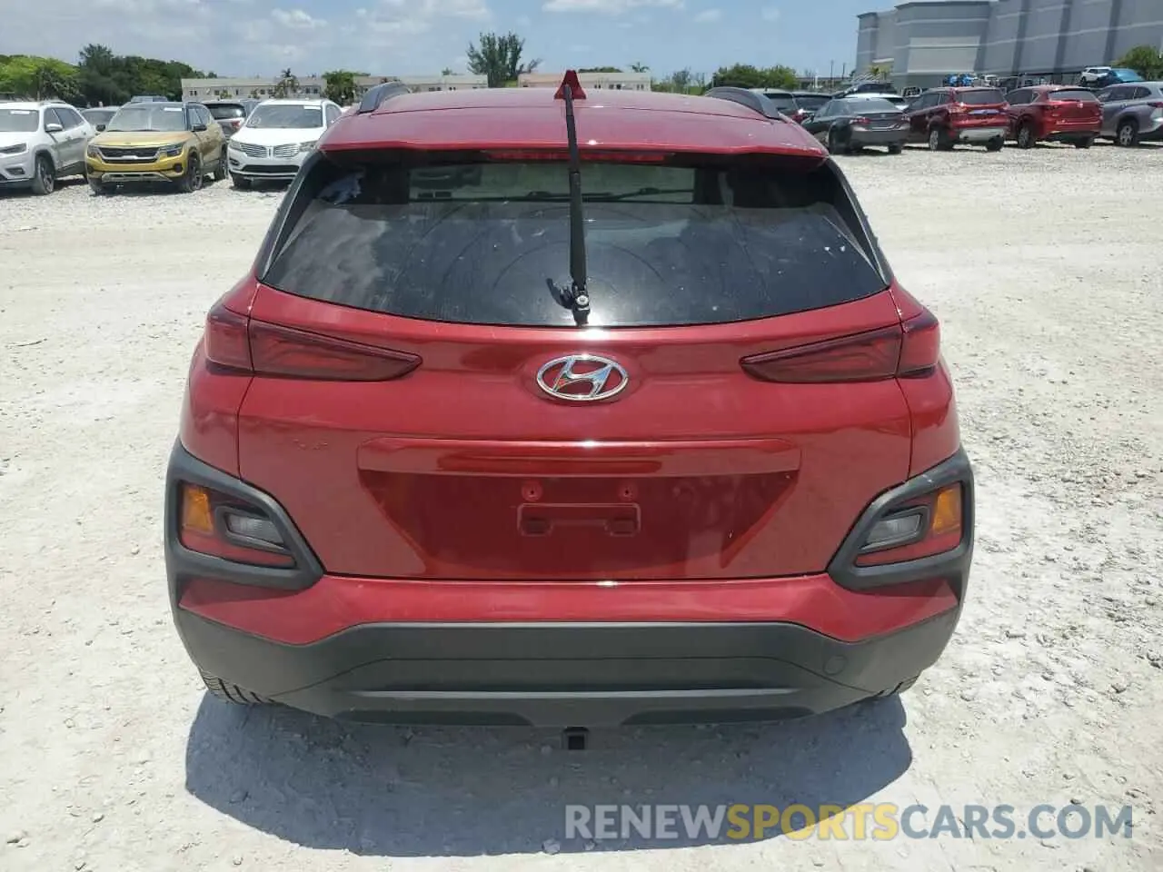 6 Photograph of a damaged car KM8K6CAA4MU745764 HYUNDAI KONA 2021