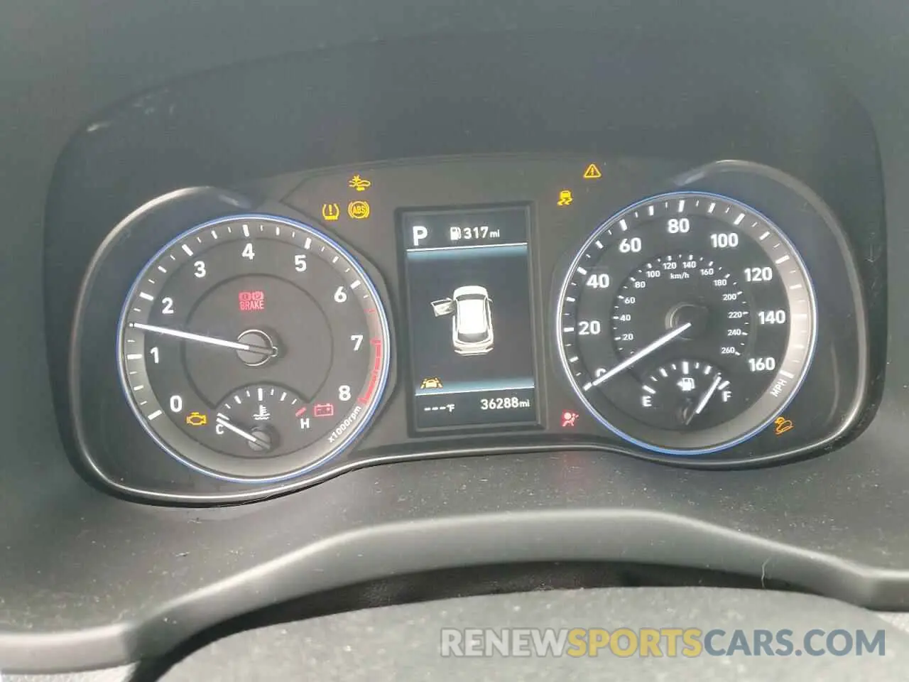 9 Photograph of a damaged car KM8K6CAA8MU739661 HYUNDAI KONA 2021