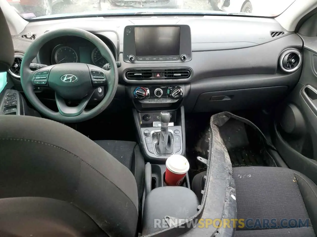 8 Photograph of a damaged car KM8K1CAB6NU764552 HYUNDAI KONA 2022