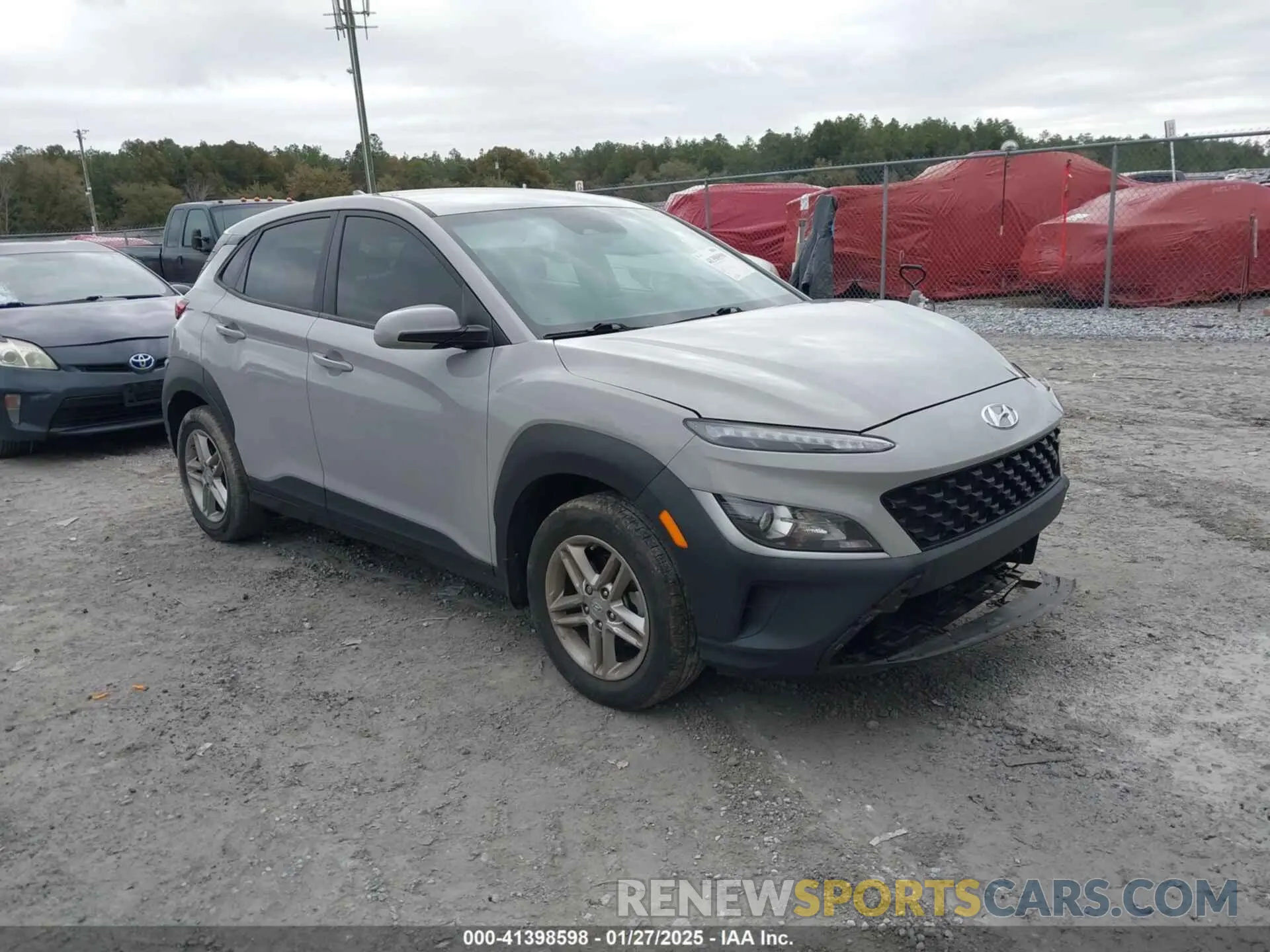 1 Photograph of a damaged car KM8K22AB0NU772332 HYUNDAI KONA 2022