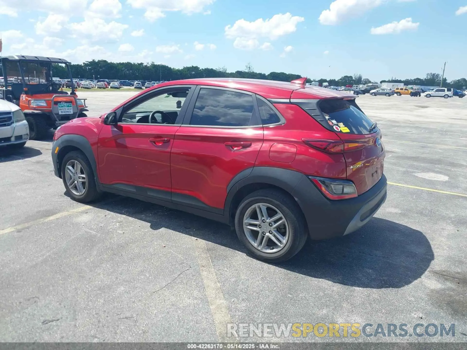 3 Photograph of a damaged car KM8K22AB0NU807287 HYUNDAI KONA 2022