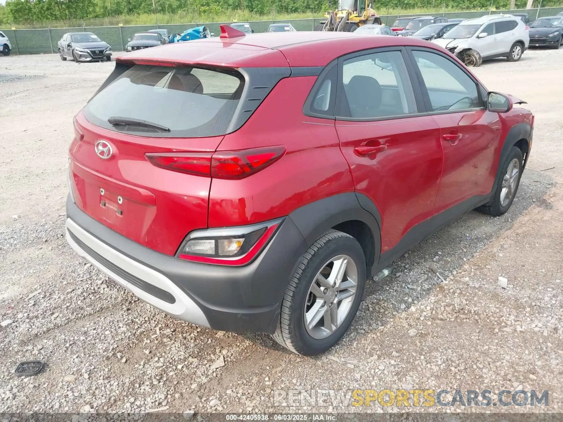 4 Photograph of a damaged car KM8K22AB0NU866971 HYUNDAI KONA 2022