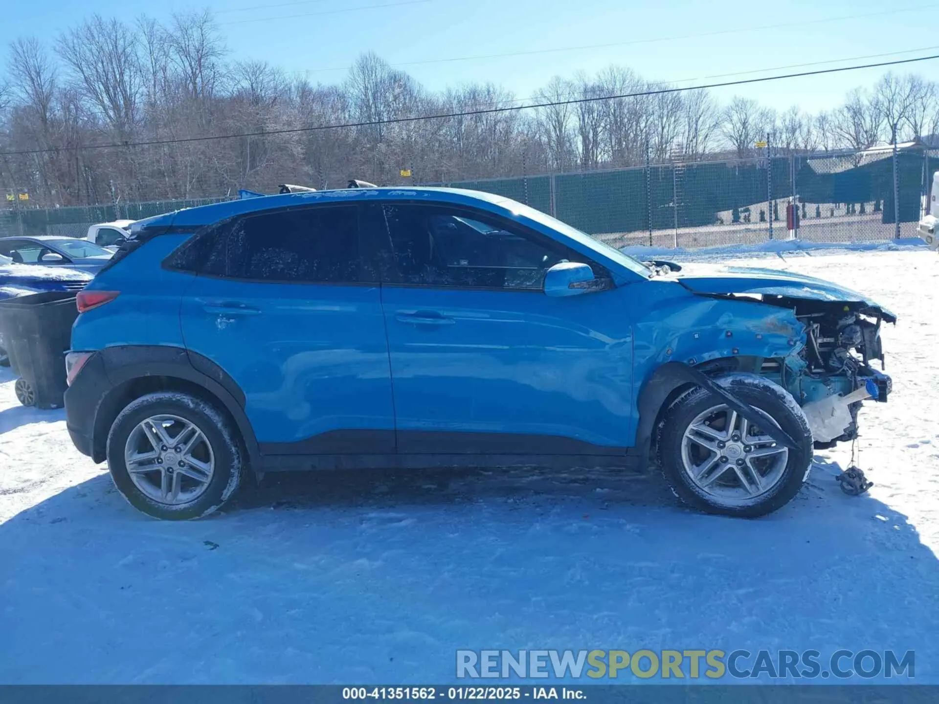 13 Photograph of a damaged car KM8K22AB0NU873371 HYUNDAI KONA 2022