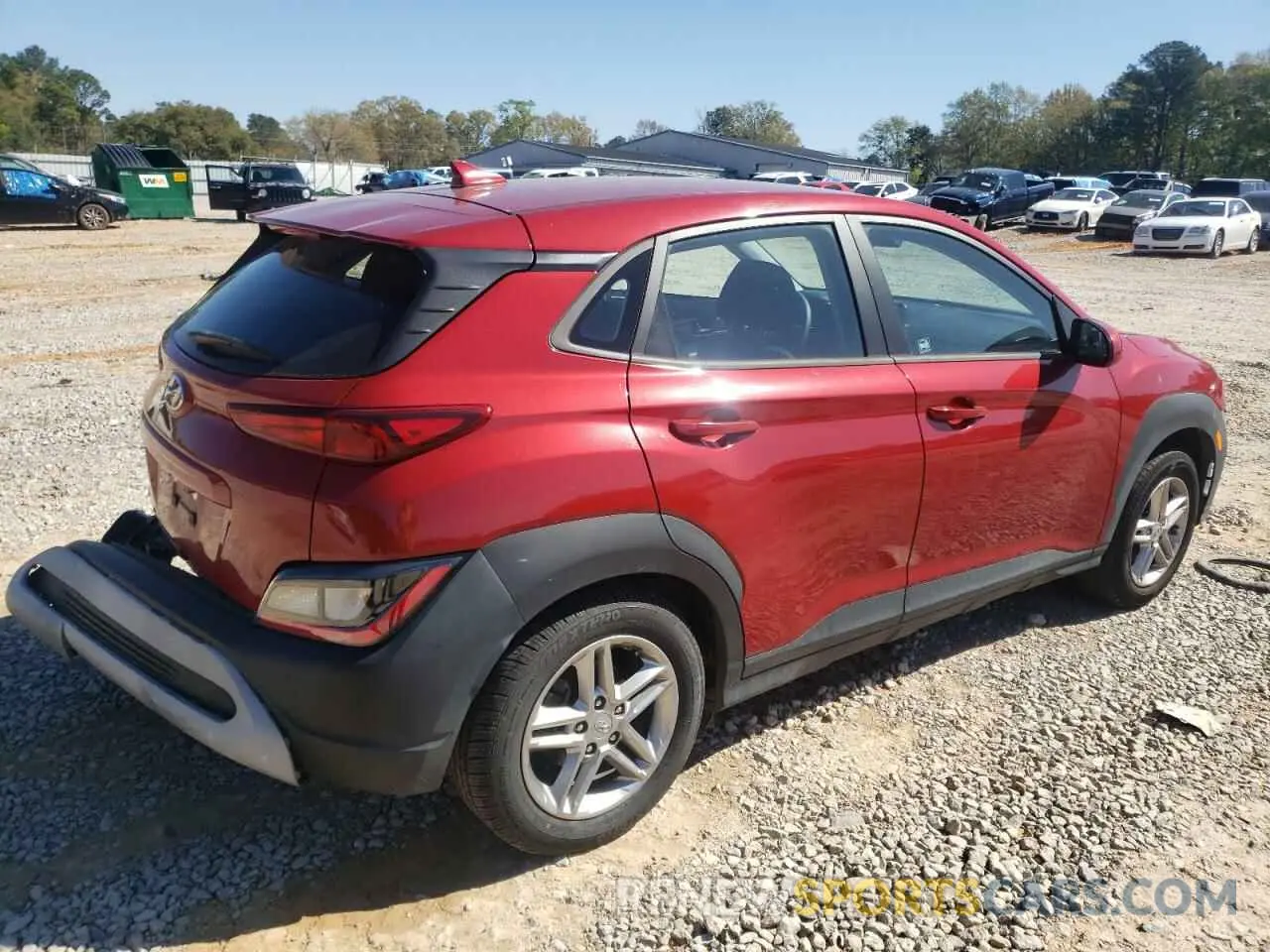 3 Photograph of a damaged car KM8K22AB1NU766989 HYUNDAI KONA 2022
