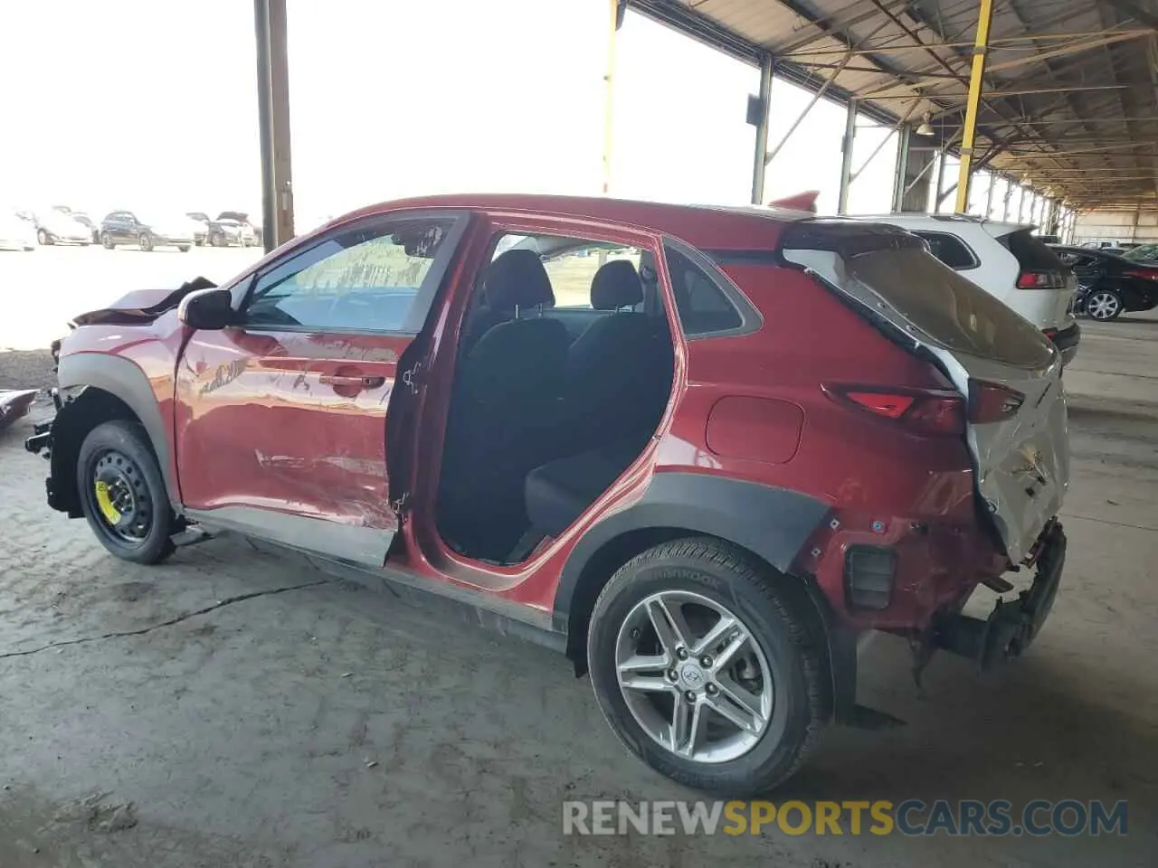 2 Photograph of a damaged car KM8K22AB1NU820579 HYUNDAI KONA 2022