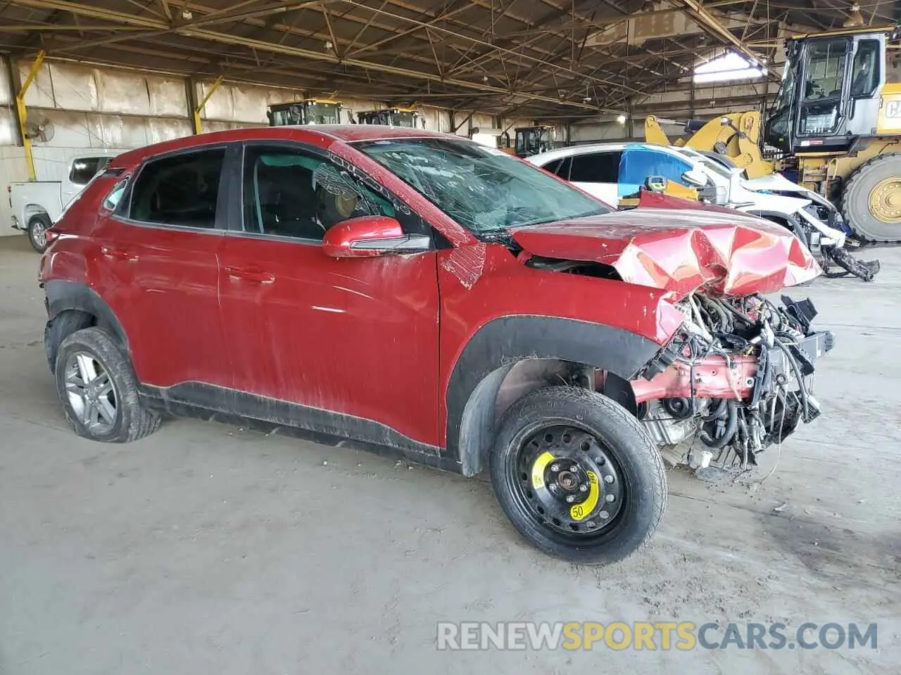 4 Photograph of a damaged car KM8K22AB1NU820579 HYUNDAI KONA 2022