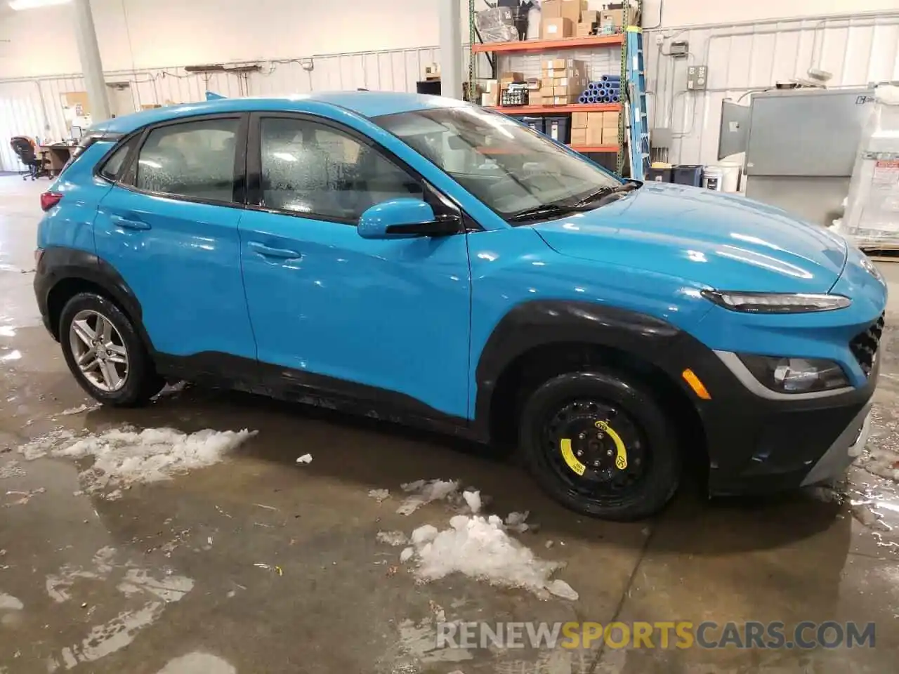 4 Photograph of a damaged car KM8K22AB2NU771599 HYUNDAI KONA 2022