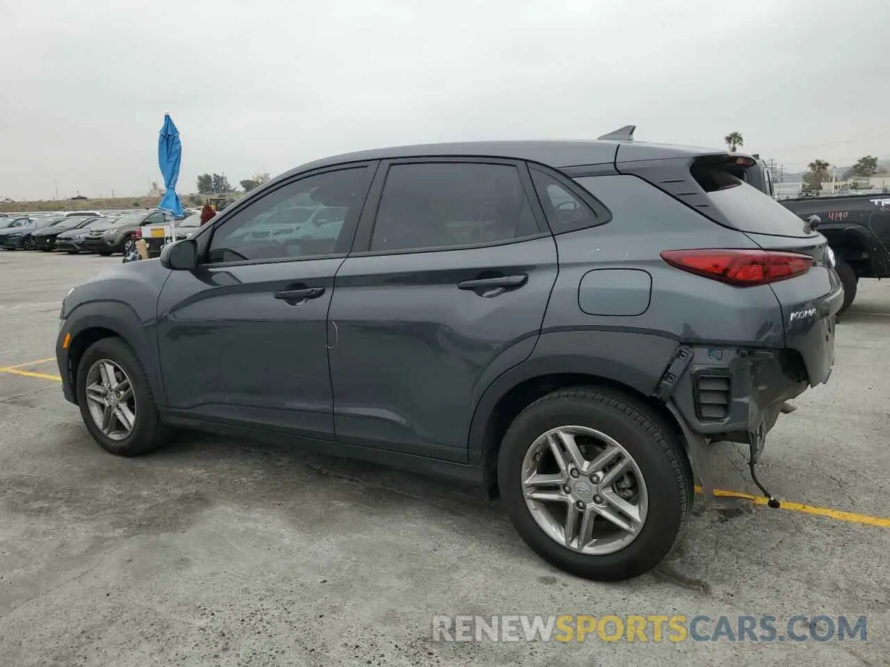 2 Photograph of a damaged car KM8K22AB3NU903611 HYUNDAI KONA 2022