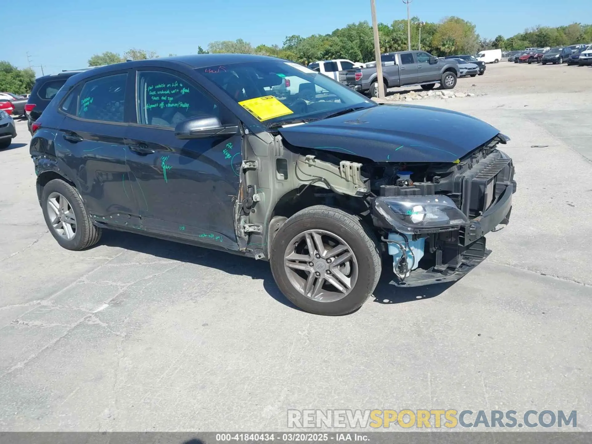 13 Photograph of a damaged car KM8K22AB4NU763892 HYUNDAI KONA 2022
