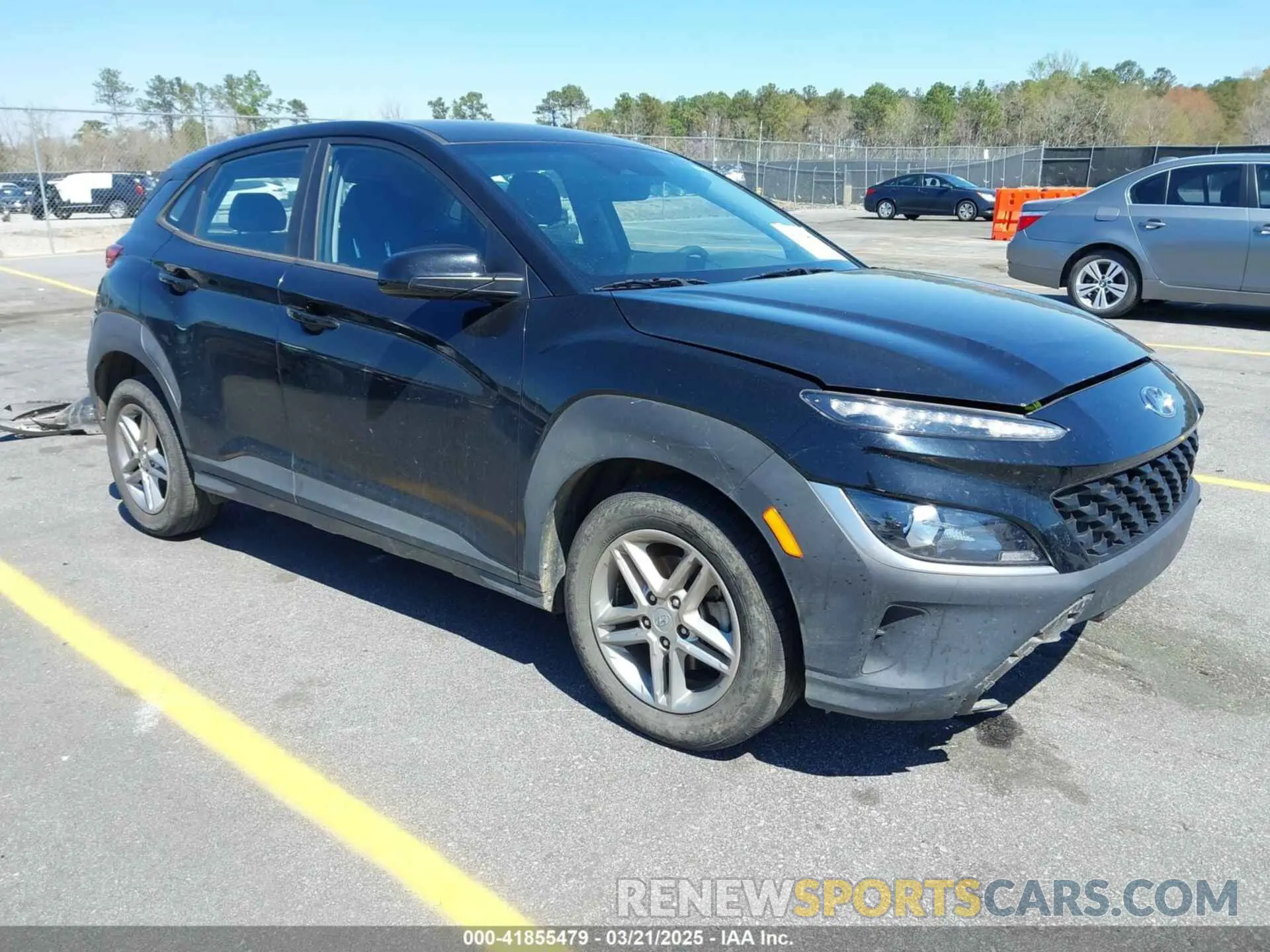 1 Photograph of a damaged car KM8K22AB5NU769474 HYUNDAI KONA 2022