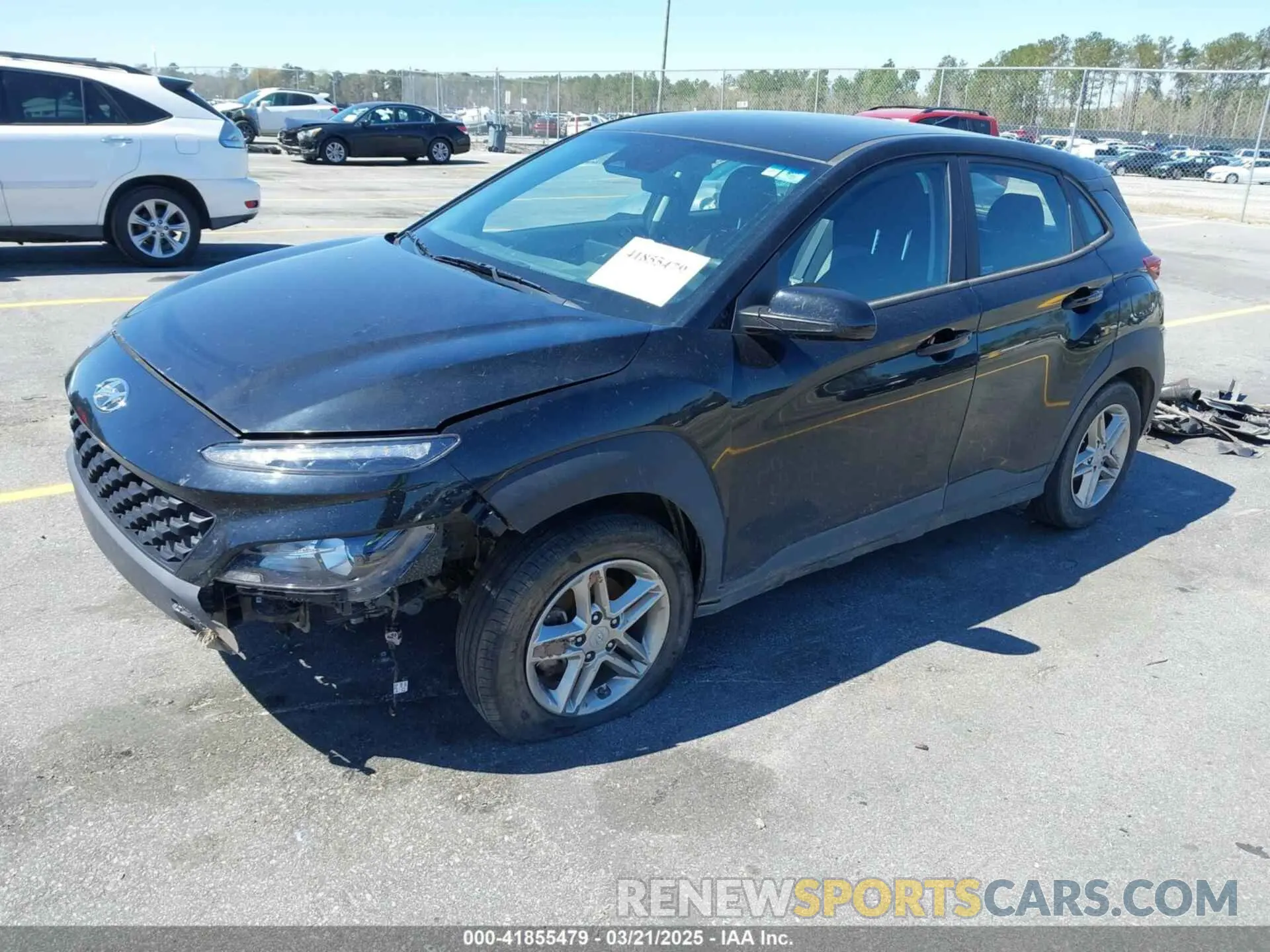 2 Photograph of a damaged car KM8K22AB5NU769474 HYUNDAI KONA 2022