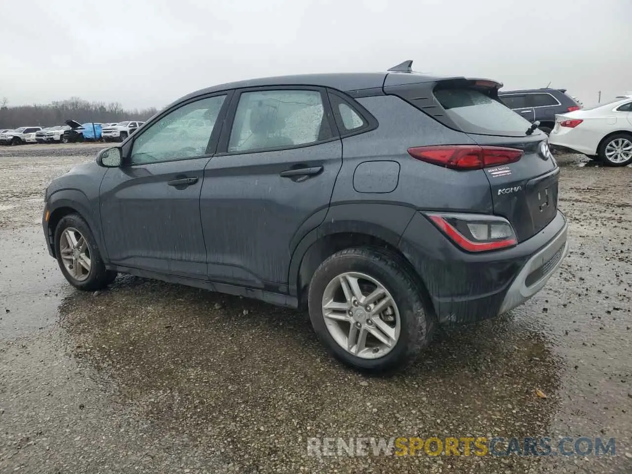 2 Photograph of a damaged car KM8K22AB6NU763750 HYUNDAI KONA 2022