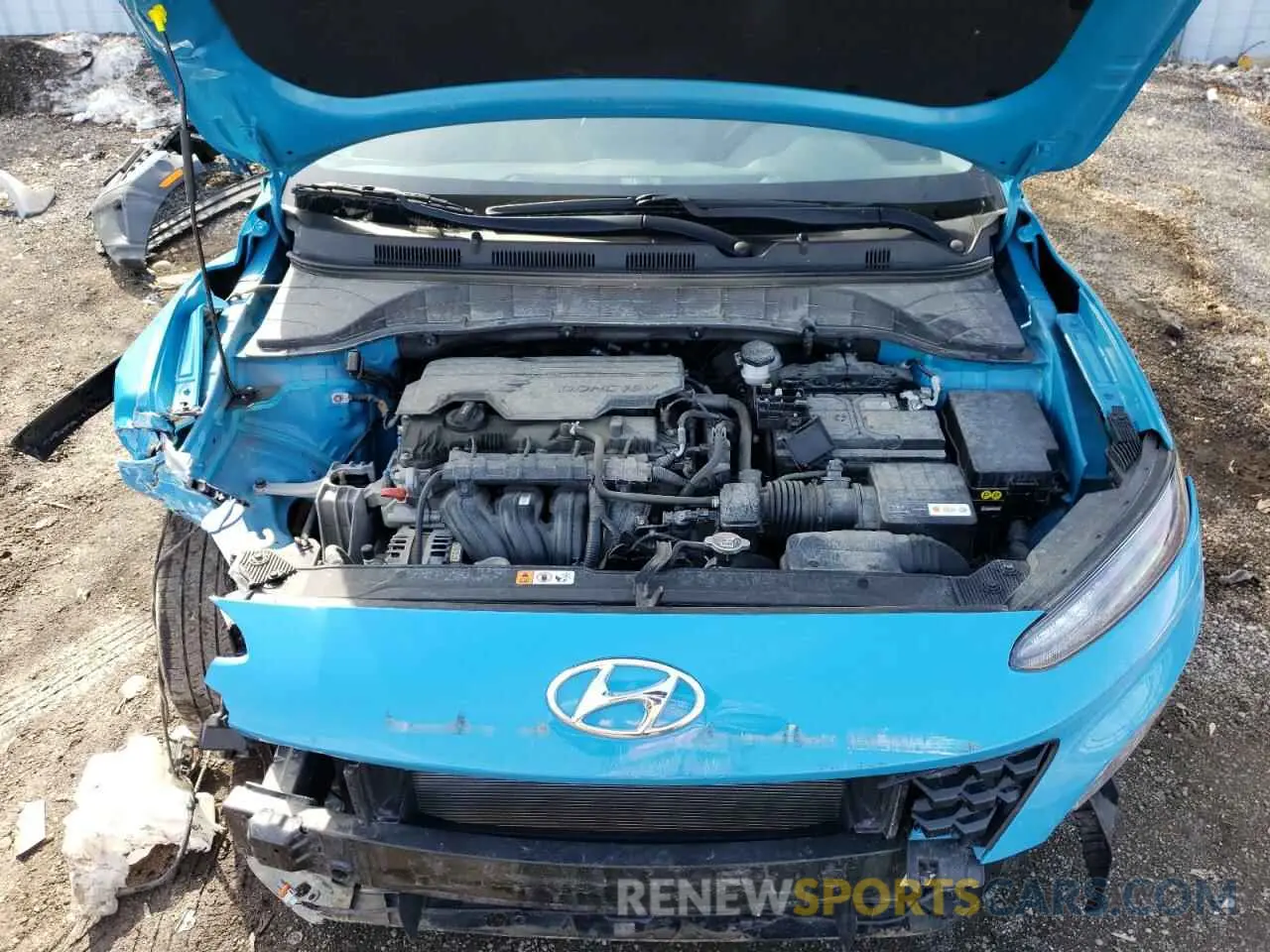 12 Photograph of a damaged car KM8K22AB6NU810548 HYUNDAI KONA 2022